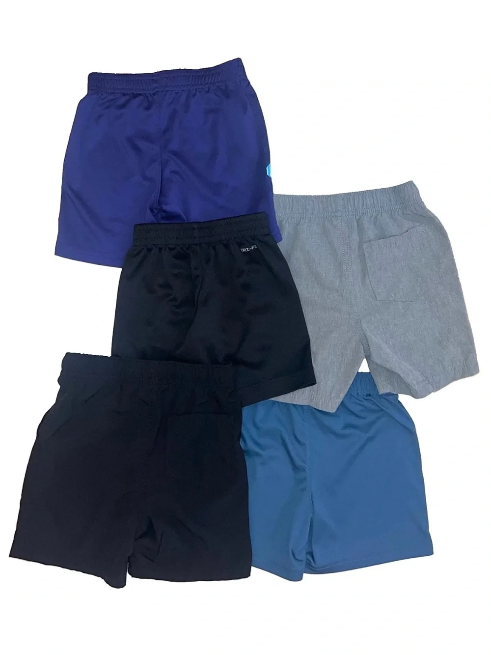 Toddler Boys Lot Of 5 Nike / Under Armour / Jumping Beans Active Shorts 3T